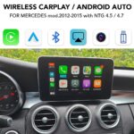 DIGITAL IQ BZ 242 CPAA (WIRELESS CARPLAY / ANDROID AUTO BOX for MERCEDES mod. 2012-2015 with NTG 4.5/4.7 - 2 CAMERAS)