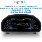 DIGITAL IQ FZ 972_IC (12.3in) BMW 5 - 5 GT - 6 - 7 Series mod. 2010-2017 / X3 - X4 - X5 - X6 mod. 2014-2017 DIGITAL DASHBOARD