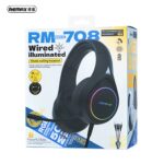 REMAX RM-708 (BLACK) RGB WIRED HEADSET - Image 2