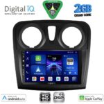 DIGITAL IQ BXC 3108_CPAA (9inc) MULTIMEDIA TABLET for DACIA LOGAN – SANDERO mod. 2012-2019