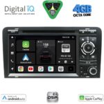 DIGITAL IQ BXF 649_CPAA (7" DVD) MULTIMEDIA SYSTEM for AUDI A3 mod. 2003-2012