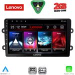 LENOVO LVD 2102_CPA (9inc) MULTIMEDIA TABLET for DACIA DUSTER mod. 2012-2019