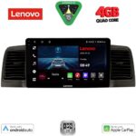 LENOVO LVE 8712BL_CPAA (9inc) MULTIMEDIA TABLET for TOYOTA COROLLA mod. 2001-2006 (BLACK)