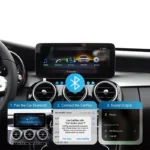 DIGITAL IQ BZ 504F CPAA (WIRELESS CARPLAY / ANDROID AUTO BOX for MERCEDES mod. 2017-2021 with NTG 5.5 with 10.25" screen - with 2 CAMERAS) - Image 7