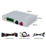 DIGITAL IQ BZ 504F CPAA (WIRELESS CARPLAY / ANDROID AUTO BOX for MERCEDES mod. 2017-2021 with NTG 5.5 with 10.25" screen - with 2 CAMERAS) - Image 6