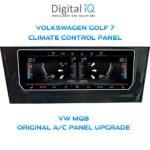 DIGITAL IQ CCP 747_CP (6.9") (MQB) CLIMATE CONTROL PANEL for VW GOLF 7 mod. 2013-2020