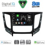 DIGITAL IQ BXF 7437_CPAA CLIMA (9inc) MULTIMEDIA TABLET for MITSUBISHI L200 mod. 2015-2019
