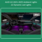 DIQ AMBIENT AUDI A3 (8Y) DYN mod. 2021-2025 (Digital iQ Ambient Light for Audi A3 (8Y) mod. 2021-2025 with 22 Lights) - Image 2