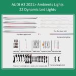 DIQ AMBIENT AUDI A3 (8Y) DYN mod. 2021-2025 (Digital iQ Ambient Light for Audi A3 (8Y) mod. 2021-2025 with 22 Lights) - Image 4