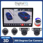 DIGITAL IQ CAM 360° 3D - SET 4 CAMERAS ΠΑΝΟΡΑΜΙΚΗΣ ΘΕΑΣΗΣ (360ο BIRDVIEW) για οθόνες ANDROID