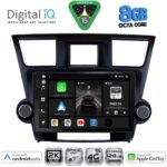 DIGITAL IQ BXK 20719_CPAA (10inc) MULTIMEDIA TABLET for TOYOTA HIGHLANDER mod. 2008-2015