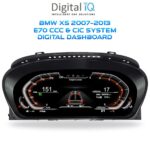 DIGITAL IQ DDD 976_DC (12.3in) DIGITAL INSTRUMENT CLUSTER for BMW X5 (E70) - X6 (E71) mod. 2007-2013 with CCC-CIC