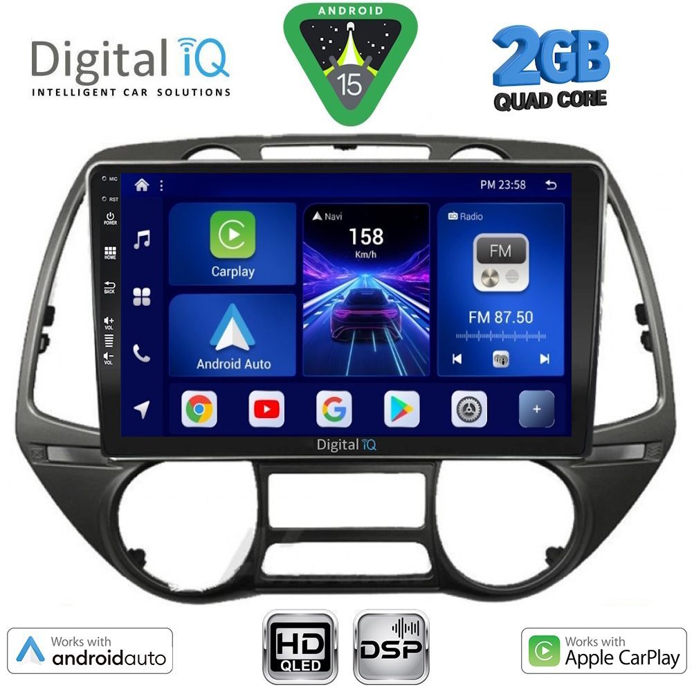 BXC3226_15 DIGITAL IQ BXC 3226_CPAA (9inc) MULTIMEDIA TABLET for HYUNDAI i20 mod. 2008-2014 - Image 1