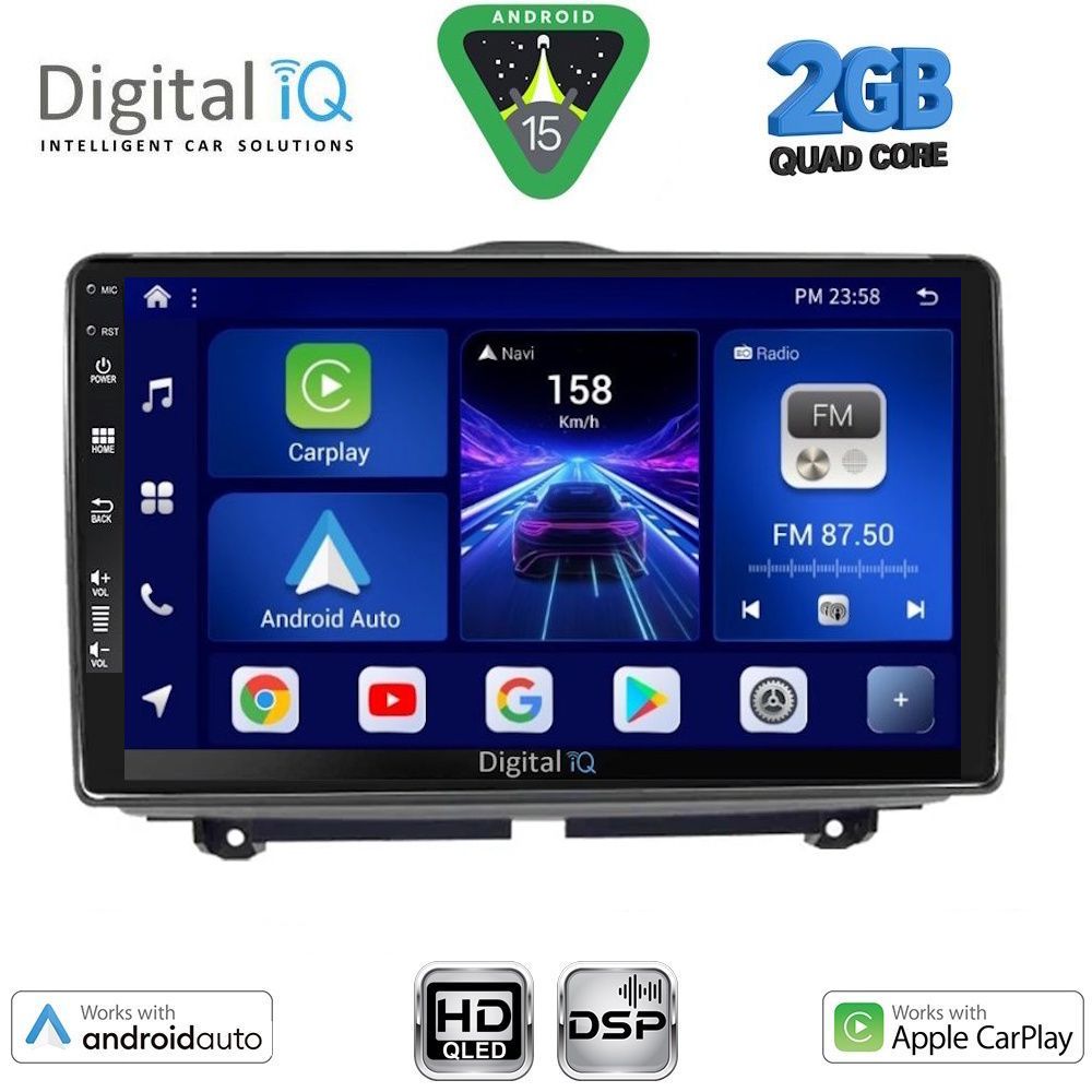 BXC3338-15 DIGITAL IQ BXC 3338_CPAA (9inc) MULTIMEDIA TABLET for LADA GRANTA mod. 2012-2026 - Image 1