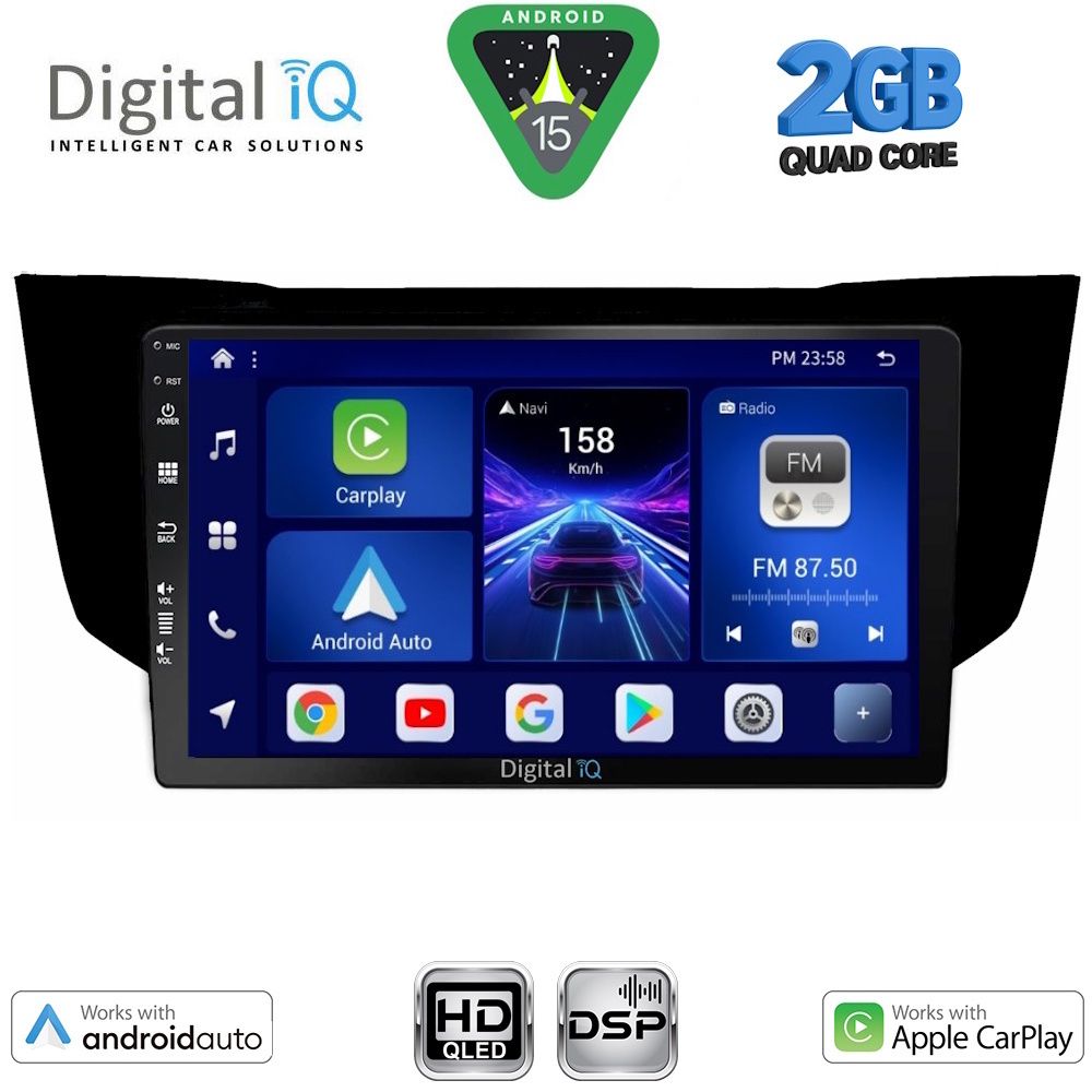 BXC3345BL_15 DIGITAL IQ BXC 3345BL_CPAA (9inc) MULTIMEDIA TABLET for LEXUS RX 300 – 400 mod. 2003-2008 - Image 1