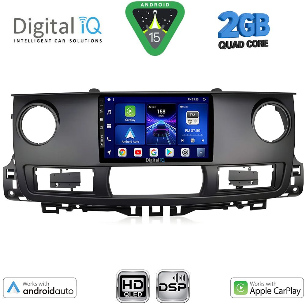 BXC3554_15 DIGITAL IQ BXC 3554_CPAA (9inc) MULTIMEDIA TABLET for RENAULT MASTER mod. 2003-2010 - Image 1
