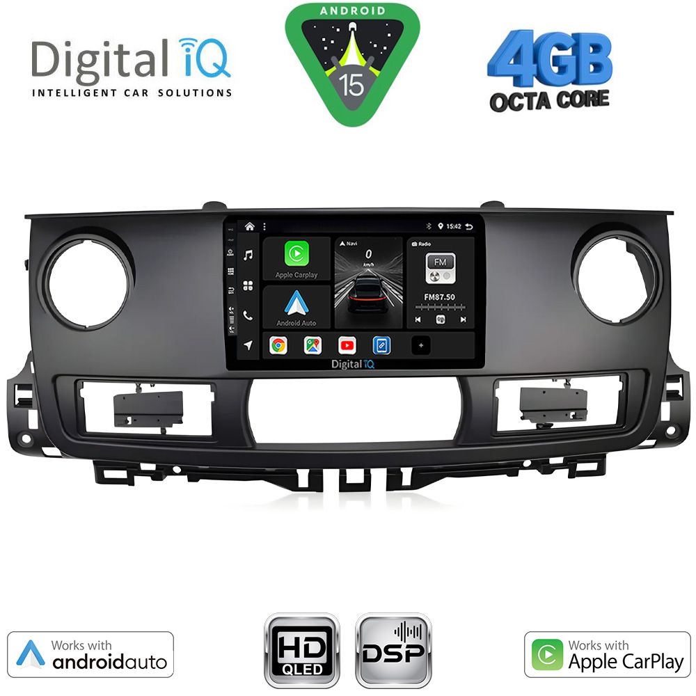 BXF16554_15 DIGITAL IQ BXF 16554_CPAA (9inc) MULTIMEDIA TABLET for RENAULT MASTER mod. 2003-2010 - Image 1