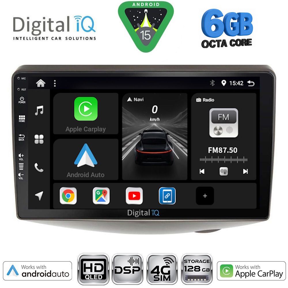 BXF17735-15 DIGITAL IQ BXF 17735_CPAA (9inc) MULTIMEDIA TABLET for TOYOTA YARIS mod. 1999-2006 - Image 1