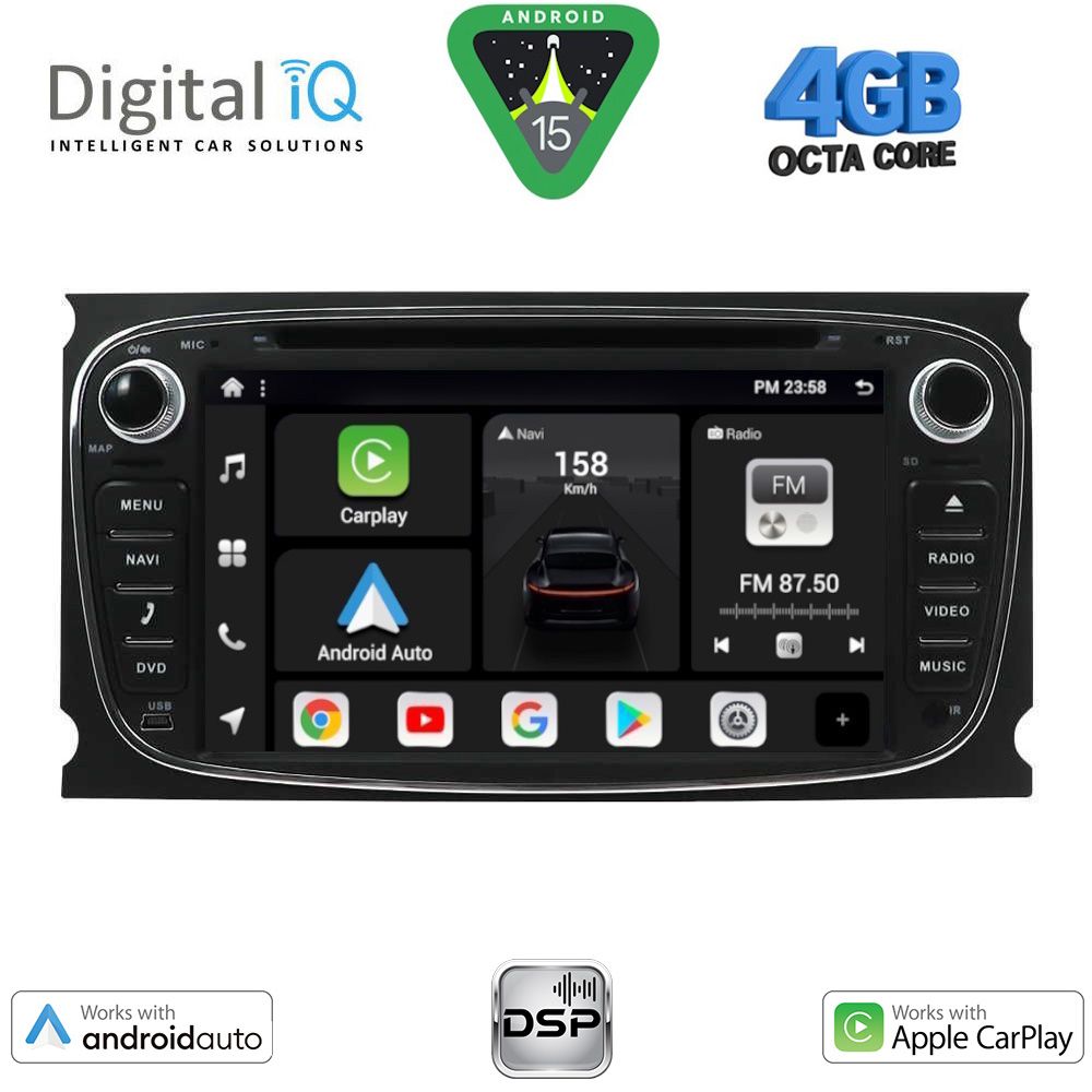 BXF603BL_15 DIGITAL IQ BXF 603B_CPAA (7" DVD) MULTIMEDIA SYSTEM for FORD mod. 2007-2011 - Image 1