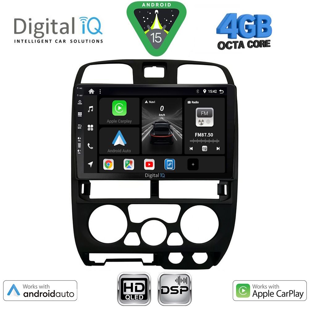 BXF6253BL_15 DIGITAL IQ BXF 16253BL_CPAA (9inc) MULTIMEDIA TABLET for ISUZU D-MAX mod. 2002-2008 (BLACK) - Image 1
