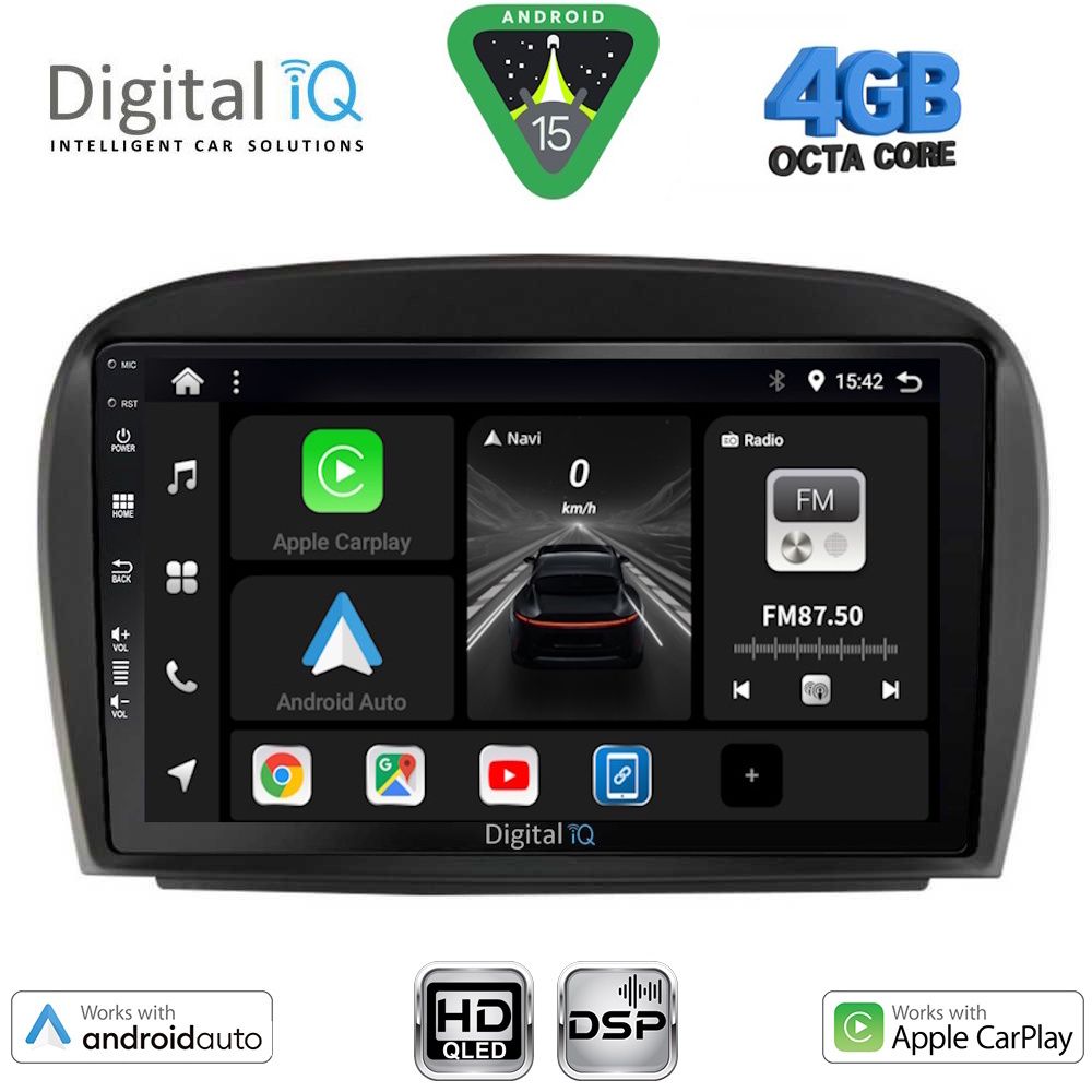 BXF6427_15 DIGITAL IQ BXF 16427_CPAA (9inc) MULTIMEDIA TABLET for MERCEDES SL (R230) FACELIFT mod. 2006-2012 - Image 1