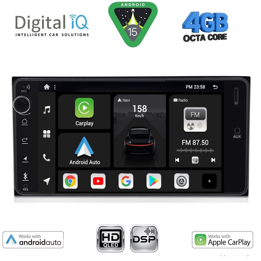 BXF662-15 DIGITAL IQ BXF 662_CPAA (7'' DECK) MULTIMEDIA SYSTEM for MULTIMEDIA for TOYOTA ALL (200mm) - Image 1