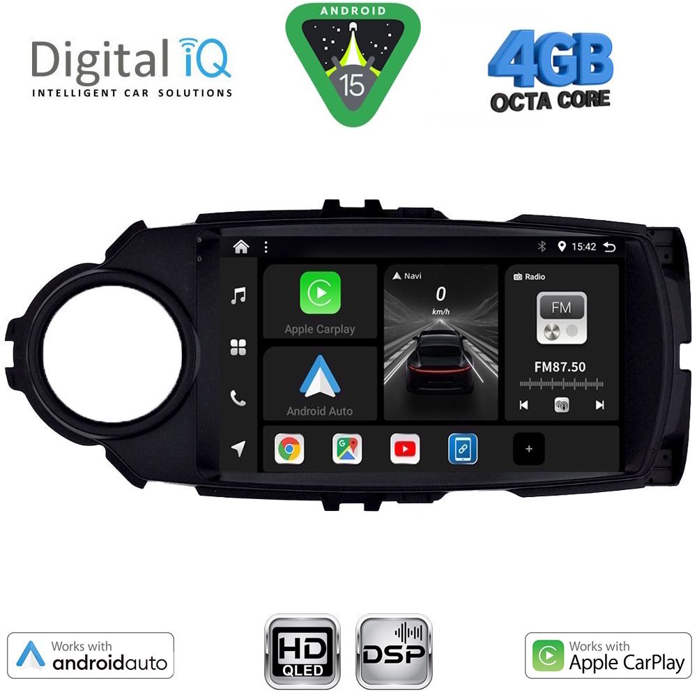 BXF6737FL_15 DIGITAL IQ BXF 16737FL_CPAA (9inc) MULTIMEDIA TABLET for TOYOTA YARIS mod. 2015-2020 - Image 1