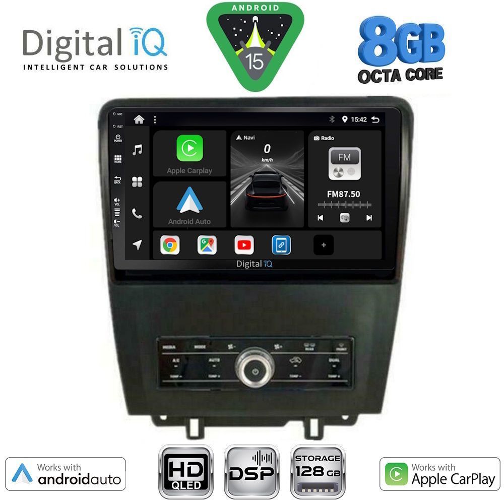 BXF7165_15 DIGITAL IQ BXF 7165_CPAA (9inc) MULTIMEDIA TABLET for FORD MUSTANG mod. 2010-2015 - Image 1