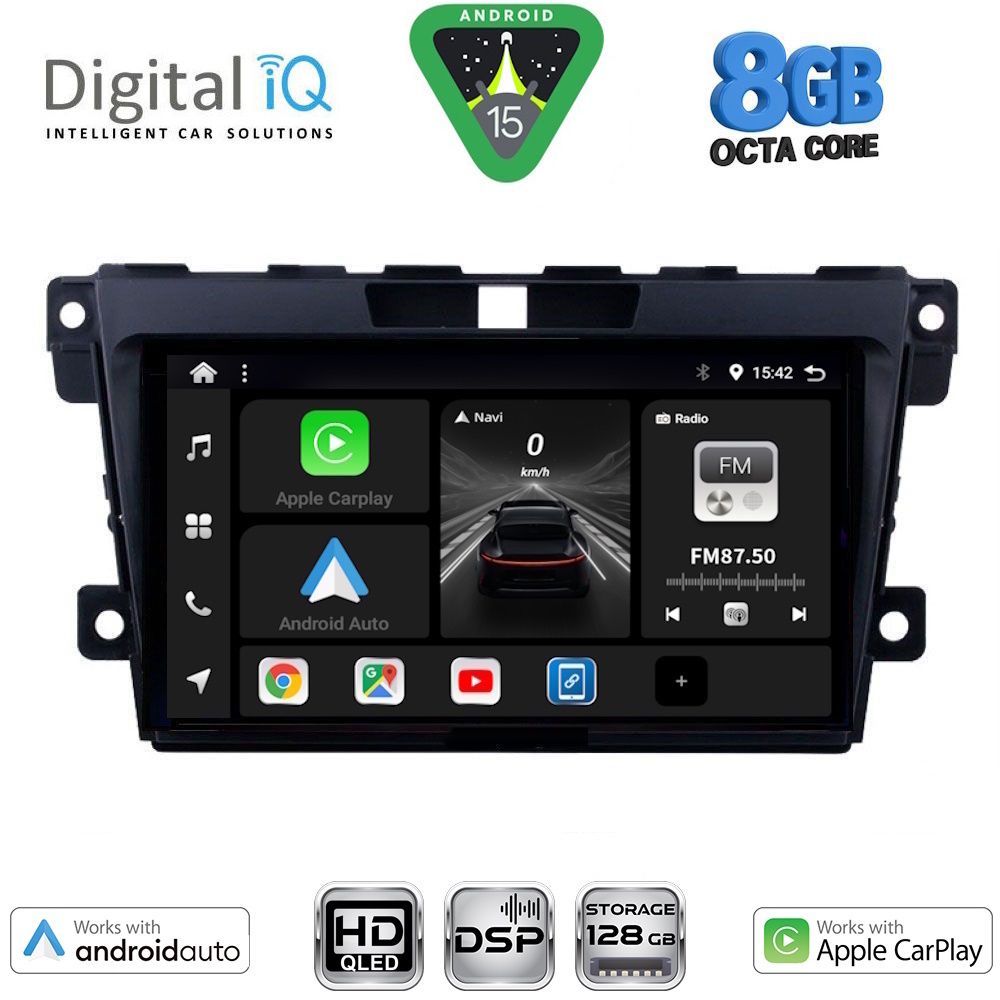 BXF7389_15 DIGITAL IQ BXF 7389_CPAA (9inc) MULTIMEDIA TABLET for MAZDA CX7 mod. 2006-2012 - Image 1