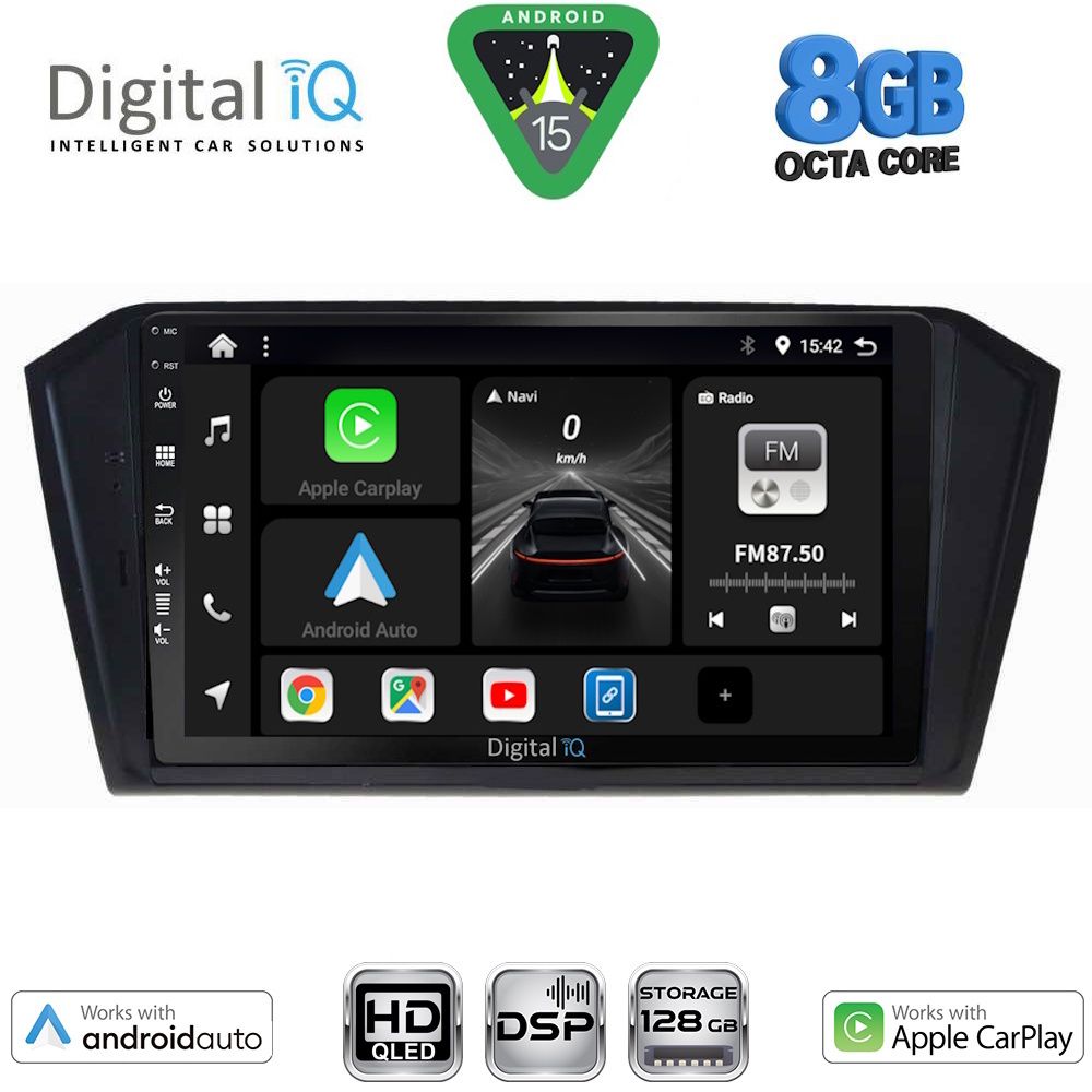 BXF7750_15 DIGITAL IQ BXF 7750_CPAA (10inc) MULTIMEDIA TABLET for VW PASSAT mod. 2016-2023 - Image 1