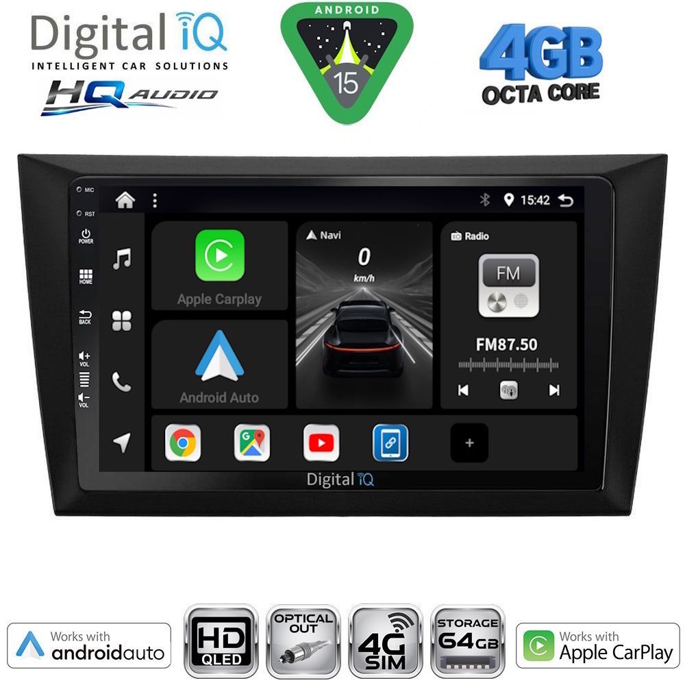 BXK19746-15 DIGITAL IQ BXK 19746_CPAA (9inc) MULTIMEDIA TABLET for GOLF 6 mod. 2009-2012 - Image 1