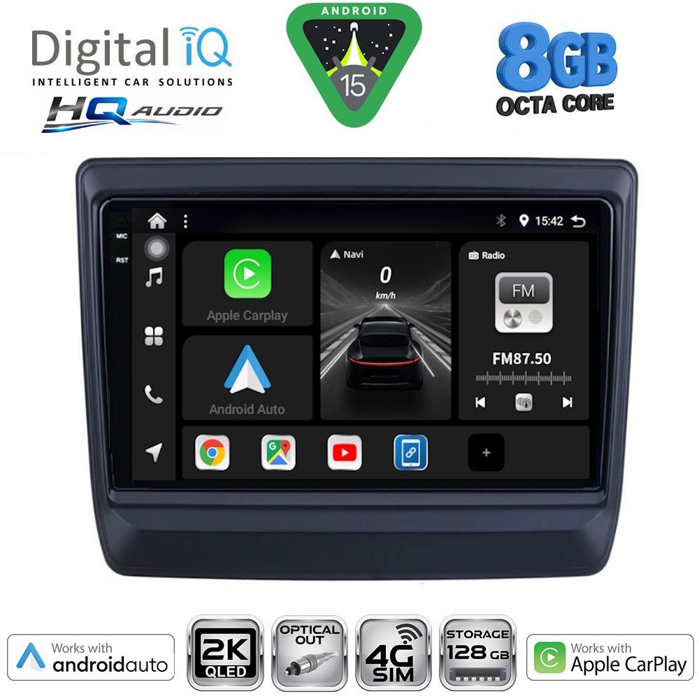 BXK20256_15 DIGITAL IQ BXK 20256_CPAA (9inc) MULTIMEDIA TABLET for ISUZU DMAX mod. 2020-2026 - Image 1