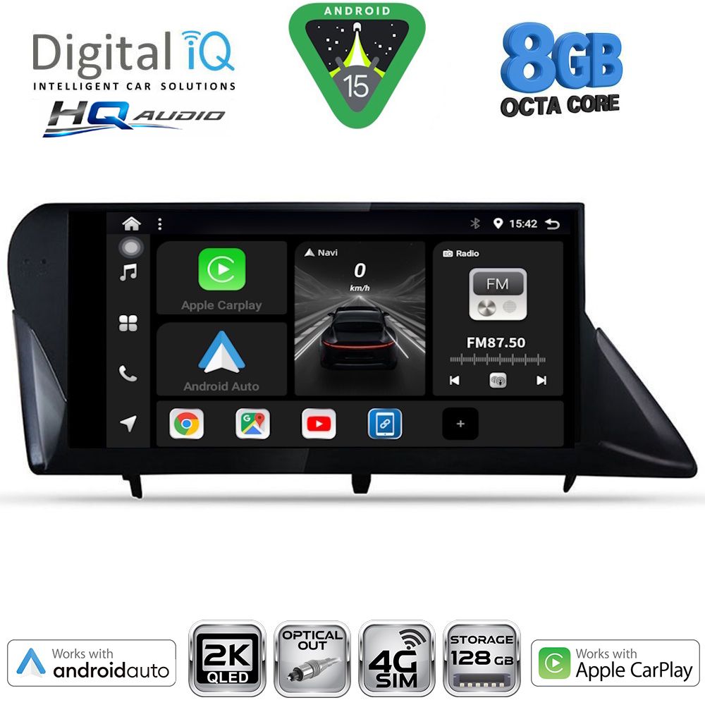 BXK20346_15 DIGITAL IQ BXK 20346_CPAA (9inc) MULTIMEDIA TABLET for LEXUS RX mod. 2009-2014 - Image 1