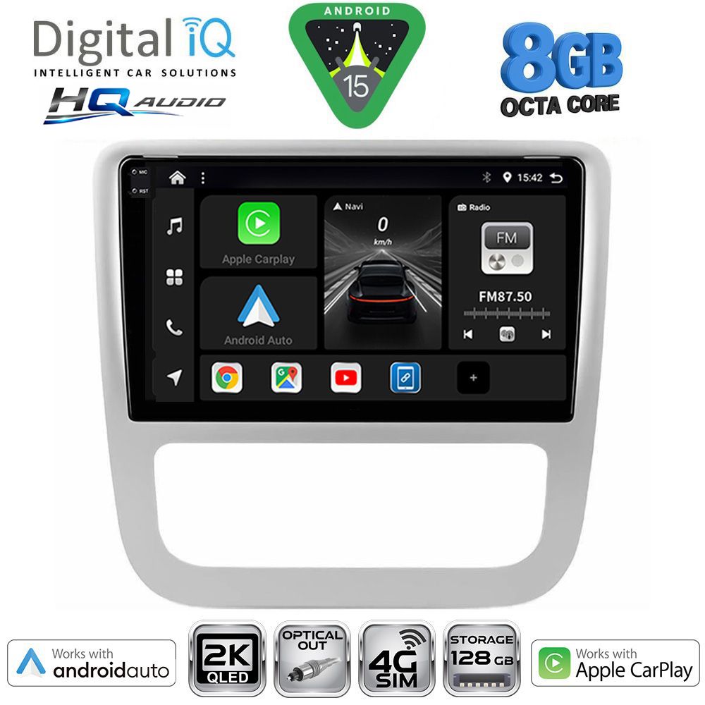 BXK20751-15-1 DIGITAL IQ BXK 20751_CPAA CLIMA (9inc) MULTIMEDIA TABLET for VW EOS mod. 2006-2016 - SCIROCCO mod. 2011-2014 - Image 1