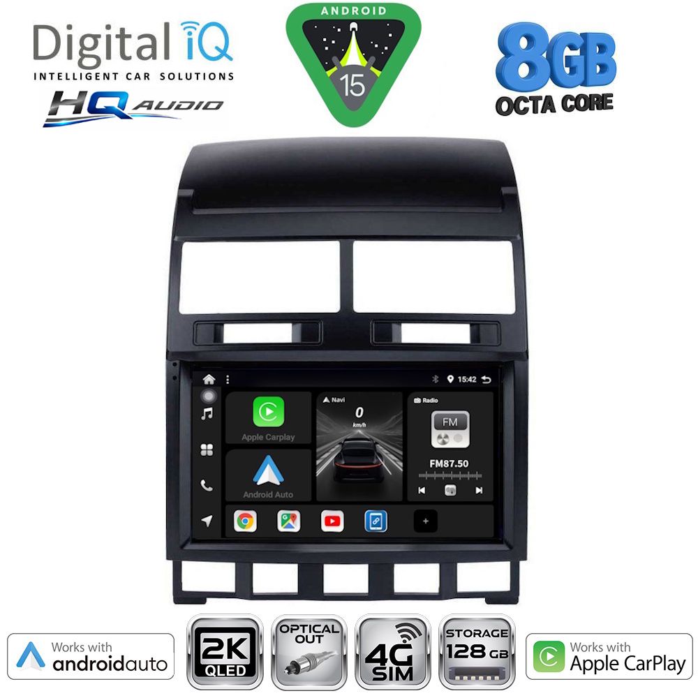 BXK20765_15 DIGITAL IQ BXK 20765_CPAA (9inc) MULTIMEDIA TABLET for VW TOUAREG mod. 2003-2011 - Image 1