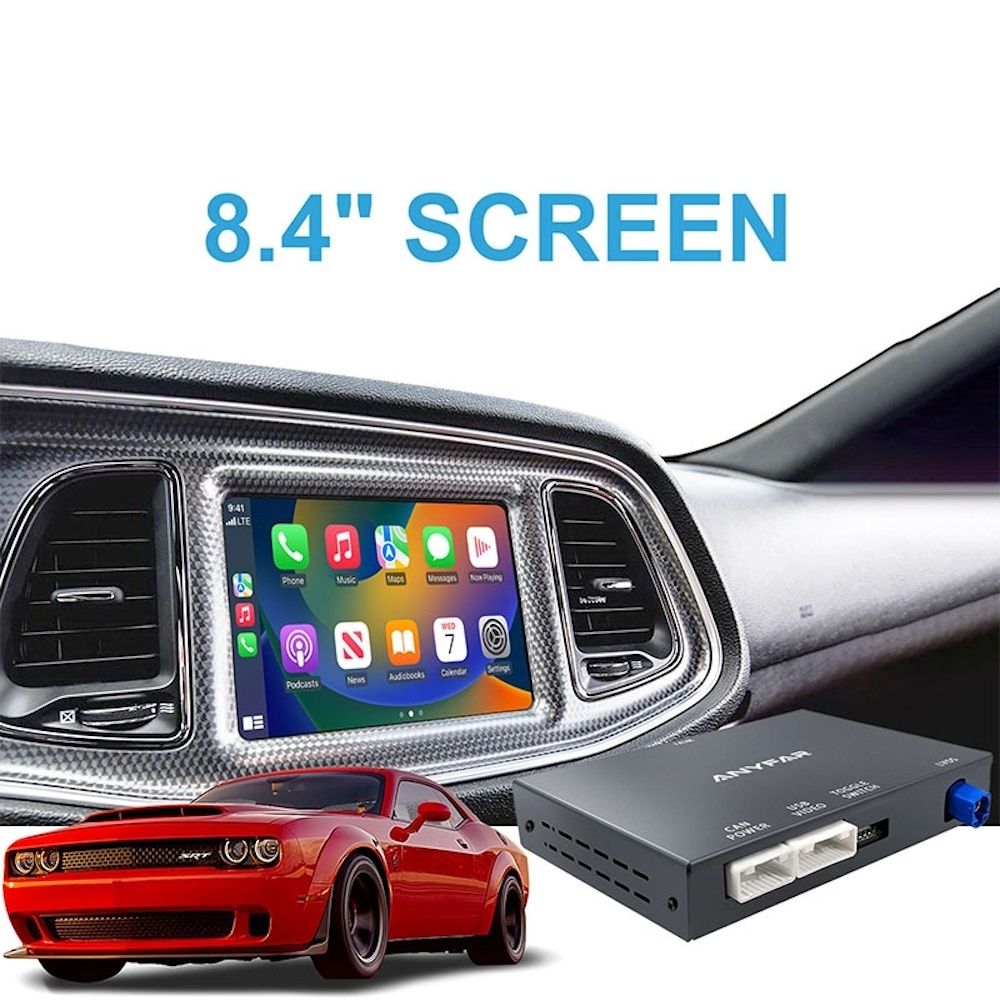 DZ201Q DIGITAL IQ DZ 201Q CPA (WIRELESS CARPLAY / ANDROID AUTO BOX with 2 CAMERA IN for DODGE mod. 2011-2017 with 8.4'' screen) - Image 1