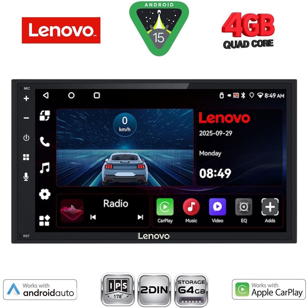 LVE868-15 LENOVO LVE 868_CPAA (6.8'' DECK) MULTIMEDIA 2DIN - Image 1