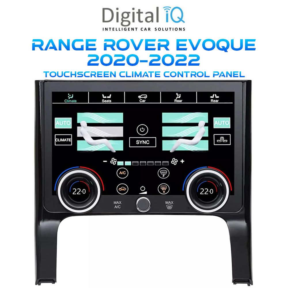 RANGE-ROVER-EVOQUE_Touch_Climate_Control_Panel_2026_01 DIGITAL IQ FZ 2026_CL (TOUCHSCREEN CLIMATE CONTROL PANEL 10" for RANGE ROVER EVOQUE mod. 2020-2022) - Image 1