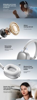 REMAX RB-602HB (BLACK) WIRELESS HEADPHONES - Image 2