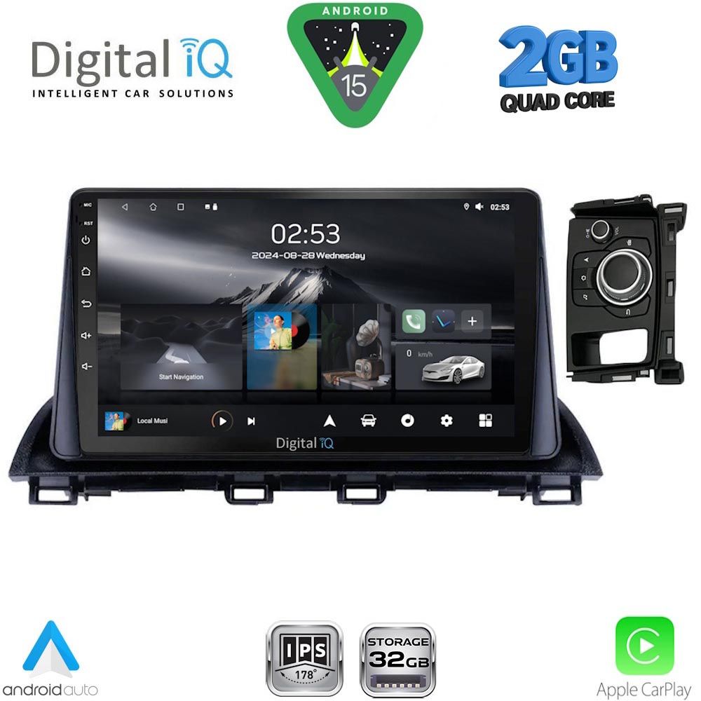 RSD1386_15 DIGITAL IQ RSD 1386_CPA (9inc) MULTIMEDIA TABLET for MAZDA CX4 mod. 2016-2025 - Image 1