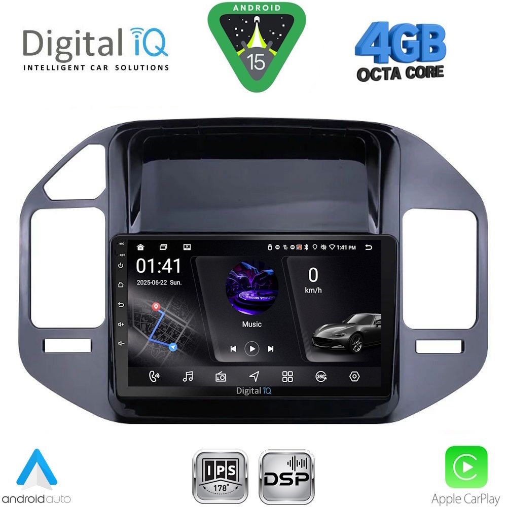 RSG6444_15 DIGITAL IQ RSG 6444_CPA (9inc) MULTIMEDIA TABLET for MITSUBISHI PAJERO mod. 1999-2006 - Image 1