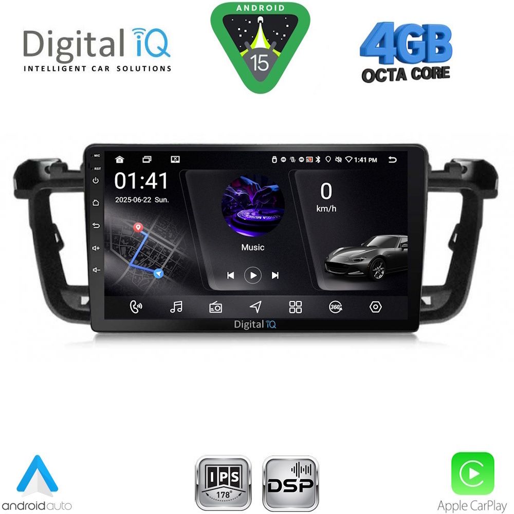 RSG6518_15 DIGITAL IQ RSG 6518_CPA (9inc) MULTIMEDIA TABLET for PEUGEOT 508 mod. 2010-2016 - Image 1