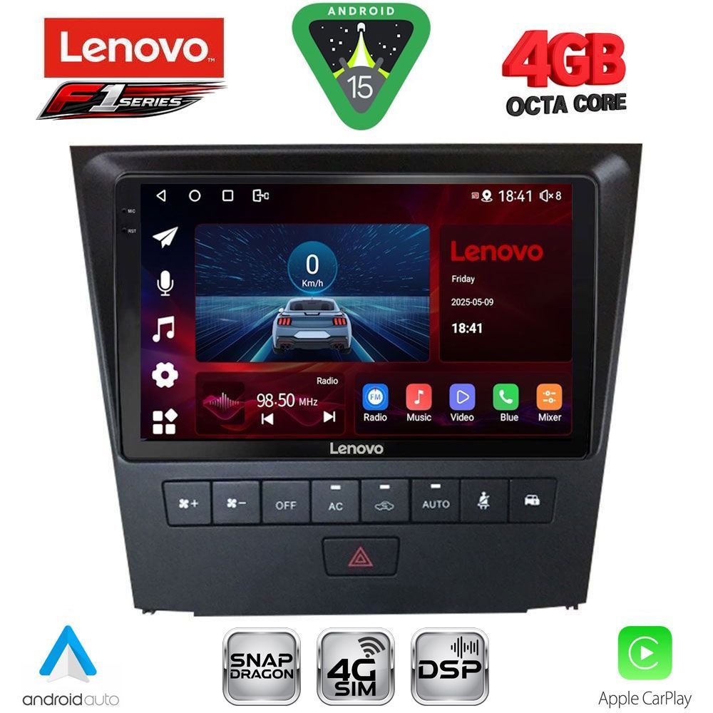 SSQ9341_15 LENOVO SSQ 9341_CPA (9inc) MULTIMEDIA TABLET for LEXUS GS mod. 2004-2011 - Image 1