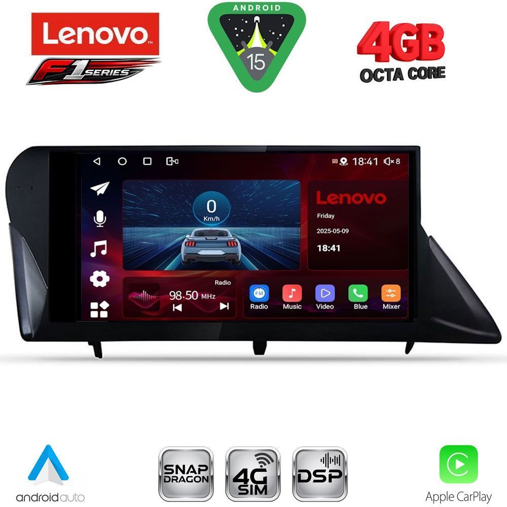 SSQ9346_15 LENOVO SSQ 9346_CPA (9inc) MULTIMEDIA TABLET for LEXUS RX mod. 2009-2014 - Image 1