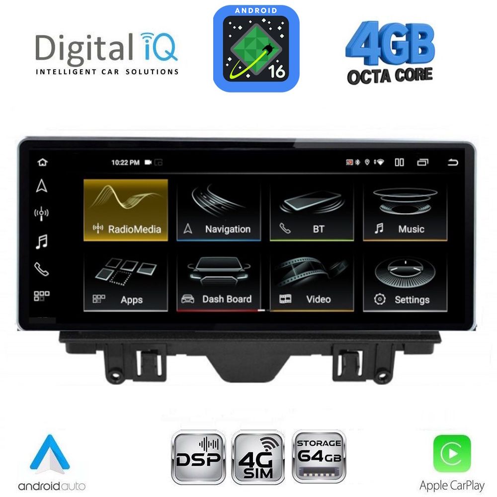 TPG15922_16 DIGITAL IQ TPG 15923_CPA (10.25inc) MULTIMEDIA SYSTEM for AUDI Q3 mod. 2011-2018 (Low version) - Image 1