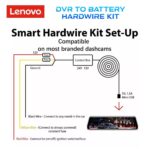 LENOVO JY01 (DASH CAM to BATTERY SMART BOX with micro usb for V7 AHD – V7 PLUS for 24H recording) - Image 2