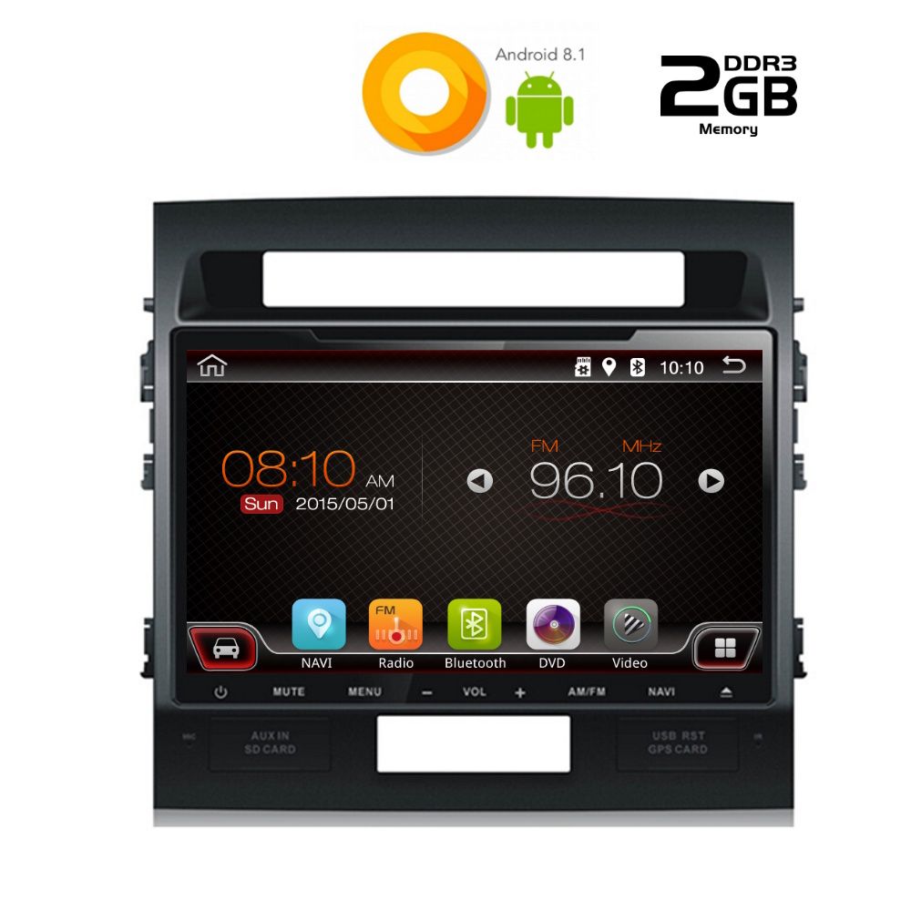 8382 DIGITAL IQ 8382_GPS (9inc) MULTIMEDIA SYSTEM for TOYOTA LANDCRUISER J150 mod. 2008-2015 - Image 1
