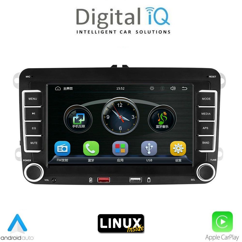 BLA004LX DIGITAL IQ BLA 004_CPA (7" DECK) MULTIMEDIA LINUX SYSTEM for VW – SKODA – SEAT mod. 2004-2014 - Image 1