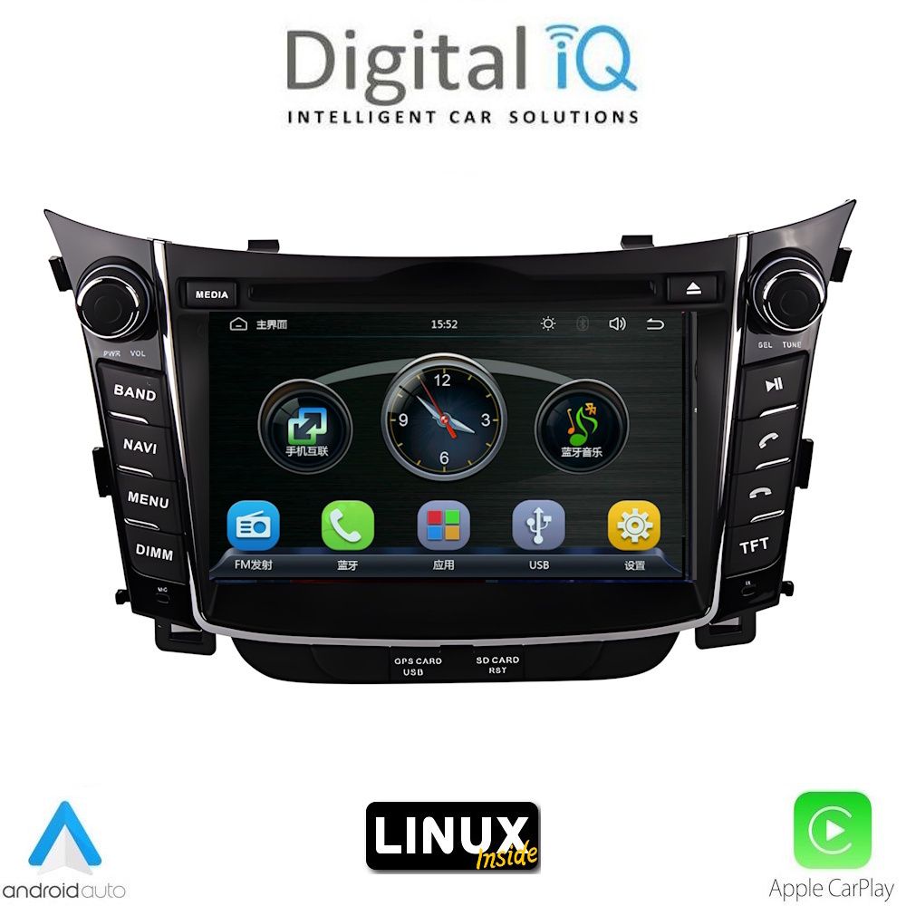 BLA026LX DIGITAL IQ BLA 026_CPA (7" DECK) MULTIMEDIA LINUX SYSTEM for HYUNDAI i30 mod. 2012-2017 - Image 1