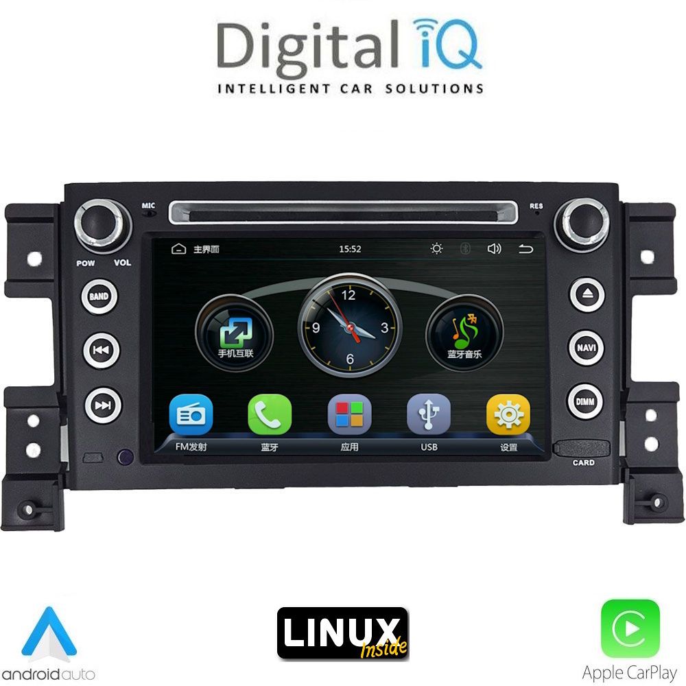 BLA054LX DIGITAL IQ BLA 054_CPA (7" DECK) MULTIMEDIA LINUX SYSTEM for SUZUKI GRAND VITARA mod. 2005-2015 - Image 1